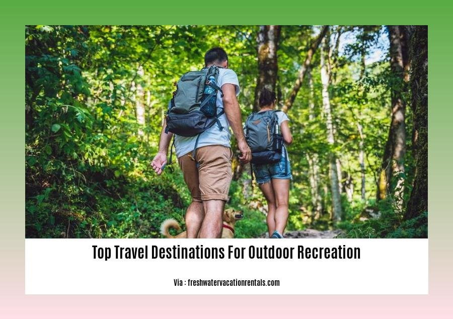 Top Travel Destinations for Outdoor Recreation: Discover the World's ...